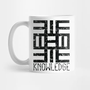 African Adinkra Sankofa Symbol "Knowledge" Black. Mug